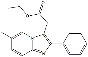 (6-METHYL-2-PHENYL-IMIDAZO[1,2-A]PYRIDIN-3-YL)-ACETIC ACID ETHYL ESTER