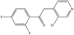 2-(3-CHLORO-PYRIDIN-4-YL)-1-(2,4-DIFLUORO-PHENYL)-ETHANONE