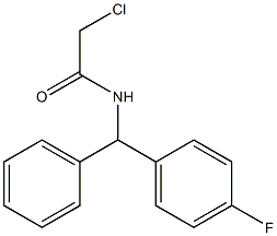 2-CHLORO-N-[(4-FLUOROPHENYL)(PHENYL)METHYL]ACETAMIDE