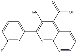 3-AMINO-2-(3-FLUOROPHENYL)-1,8-NAPHTHYRIDINE-4-CARBOXYLIC ACID