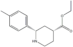 ETHYL CIS-2-(4-METHYLPHENYL)PIPERIDINE-4-CARBOXYLATE