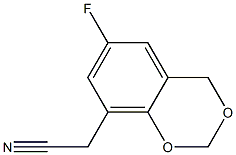 (6-fluoro-4H-1,3-benzodioxin-8-yl)acetonitrile Structural