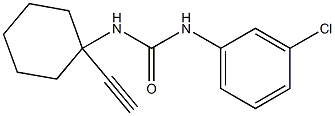 N-(3-chlorophenyl)-N'-(1-ethynylcyclohexyl)urea