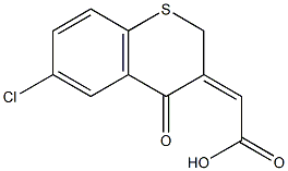 2-[6-chloro-4-oxo-2H-thiochromen-3(4H)-yliden]acetic acid