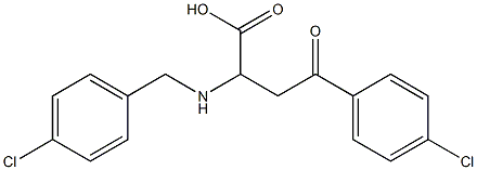 2-[(4-chlorobenzyl)amino]-4-(4-chlorophenyl)-4-oxobutanoic acid