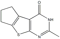 2-methyl-3,5,6,7-tetrahydro-4H-cyclopenta[4,5]thieno[2,3-d]pyrimidin-4-one