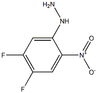 1-(4,5-difluoro-2-nitrophenyl)hydrazine Structural