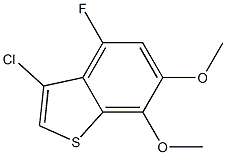 3-chloro-4-fluoro-6,7-dimethoxybenzo[b]thiophene