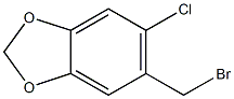 5-(bromomethyl)-6-chlorobenzo[d][1,3]dioxole Structural