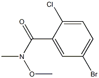 5-bromo-2-chloro-N-methoxy-N-methylbenzamide