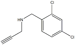 [(2,4-dichlorophenyl)methyl](prop-2-yn-1-yl)amine Structural