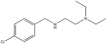 [(4-chlorophenyl)methyl][2-(diethylamino)ethyl]amine Structural