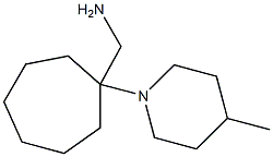 [1-(4-methylpiperidin-1-yl)cycloheptyl]methanamine