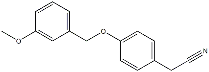 {4-[(3-methoxybenzyl)oxy]phenyl}acetonitrile