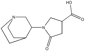 1-(1-azabicyclo[2.2.2]oct-3-yl)-5-oxopyrrolidine-3-carboxylic acid