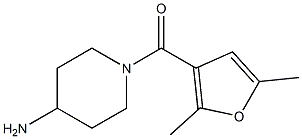 1-(2,5-dimethyl-3-furoyl)piperidin-4-amine Structural