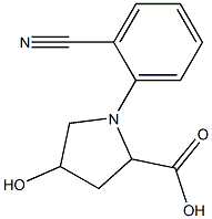 1-(2-cyanophenyl)-4-hydroxypyrrolidine-2-carboxylic acid