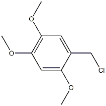 1-(chloromethyl)-2,4,5-trimethoxybenzene Structural