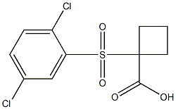 1-[(2,5-dichlorophenyl)sulfonyl]cyclobutanecarboxylic acid