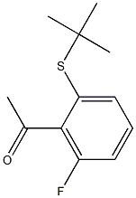 1-[2-(tert-butylsulfanyl)-6-fluorophenyl]ethan-1-one