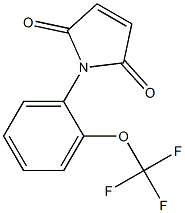 1-[2-(trifluoromethoxy)phenyl]-2,5-dihydro-1H-pyrrole-2,5-dione Structural