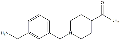 1-[3-(aminomethyl)benzyl]piperidine-4-carboxamide Structural