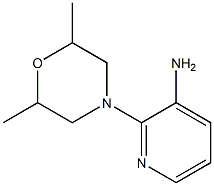 2-(2,6-dimethylmorpholin-4-yl)pyridin-3-amine Structural