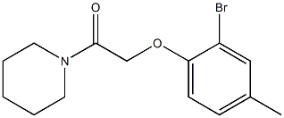 2-(2-bromo-4-methylphenoxy)-1-(piperidin-1-yl)ethan-1-one