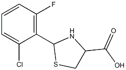 2-(2-chloro-6-fluorophenyl)-1,3-thiazolidine-4-carboxylic acid