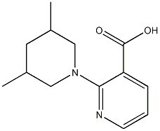 2-(3,5-dimethylpiperidin-1-yl)pyridine-3-carboxylic acid
