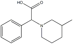 2-(3-methylpiperidin-1-yl)-2-phenylacetic acid