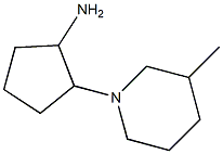 2-(3-methylpiperidin-1-yl)cyclopentanamine