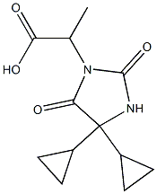 2-(4,4-dicyclopropyl-2,5-dioxoimidazolidin-1-yl)propanoic acid