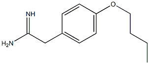 2-(4-butoxyphenyl)ethanimidamide Structural