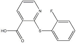 2-[(2-fluorophenyl)sulfanyl]pyridine-3-carboxylic acid