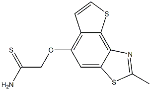 2-[(2-methylthieno[2,3-e][1,3]benzothiazol-5-yl)oxy]ethanethioamide