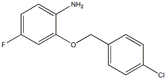 2-[(4-chlorophenyl)methoxy]-4-fluoroaniline