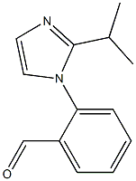 2-[2-(propan-2-yl)-1H-imidazol-1-yl]benzaldehyde Structural