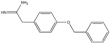 2-[4-(benzyloxy)phenyl]ethanimidamide Structural