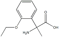 2-amino-2-(2-ethoxyphenyl)propanoic acid Structural