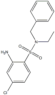 2-amino-N-benzyl-4-chloro-N-ethylbenzene-1-sulfonamide