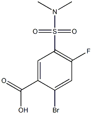 2-bromo-5-[(dimethylamino)sulfonyl]-4-fluorobenzoic acid