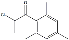 2-chloro-1-(2,4,6-trimethylphenyl)propan-1-one Structural