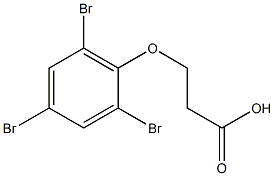 3-(2,4,6-tribromophenoxy)propanoic acid Structural