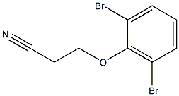 3-(2,6-dibromophenoxy)propanenitrile Structural