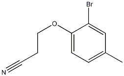 3-(2-bromo-4-methylphenoxy)propanenitrile