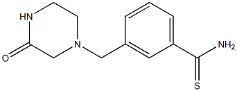 3-[(3-oxopiperazin-1-yl)methyl]benzenecarbothioamide