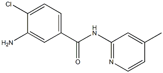 3-amino-4-chloro-N-(4-methylpyridin-2-yl)benzamide