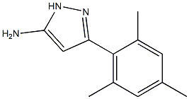 3-mesityl-1H-pyrazol-5-amine Structural