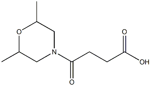 4-(2,6-dimethylmorpholin-4-yl)-4-oxobutanoic acid Structural